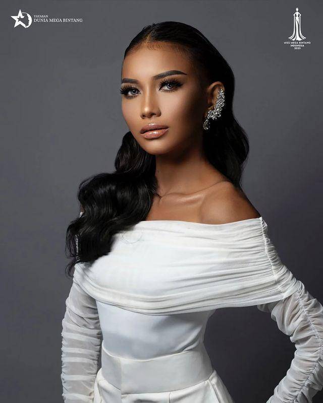 Cheesi Enripka Mose, Finalis Miss Mega Bintang Indonesia 2023 (Instagram.com/yayasanduniamegabintang)
