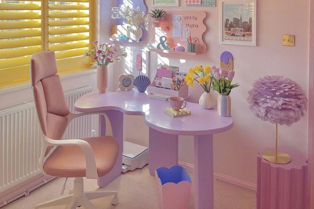 9 Ide Interior Rumah Nuansa Colorful Pastel, Jadi Spot Foto Menarik!