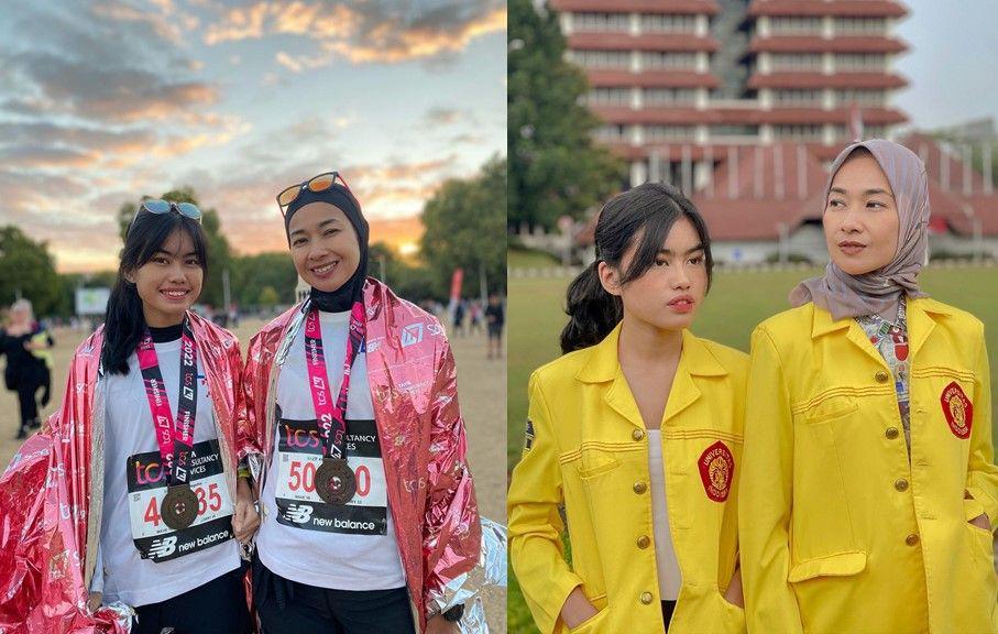 9 Potret Alya Rohali dan Putri Sulungnya, Sama-Sama Hobi Maraton!