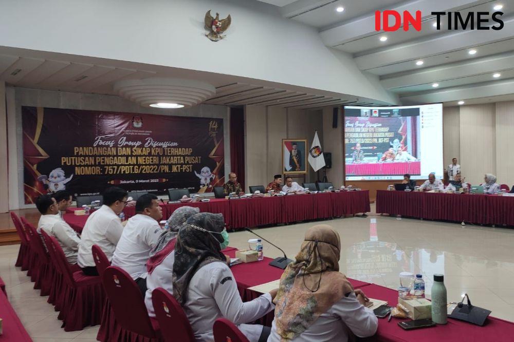 Besok, KPU Daftarkan Banding atas Putusan PN Jakpus Tunda Pemilu