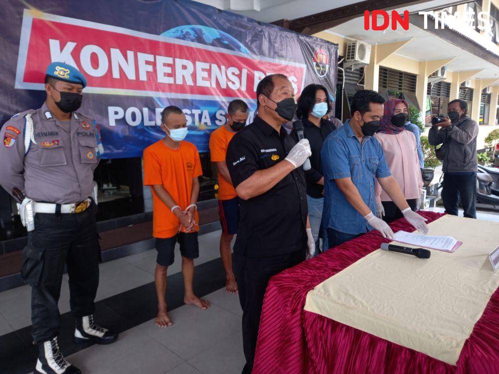 Polresta Sleman berhasil menangkap pelaku pencurian sepeda motor yang telah melakukan aksinya hingga puluhan kali, Kamis (9/3/2023).(IDNTimes/Herlambang Jati)