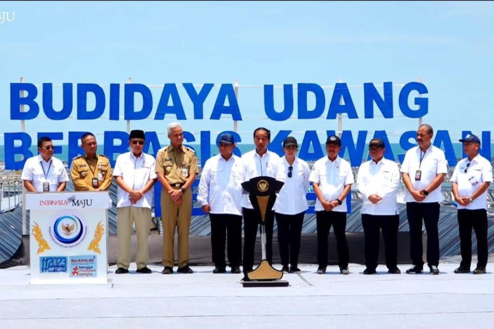Jokowi Resmikan Tambak Udang di Kebumen, Pakai Dana Rp175 Miliar