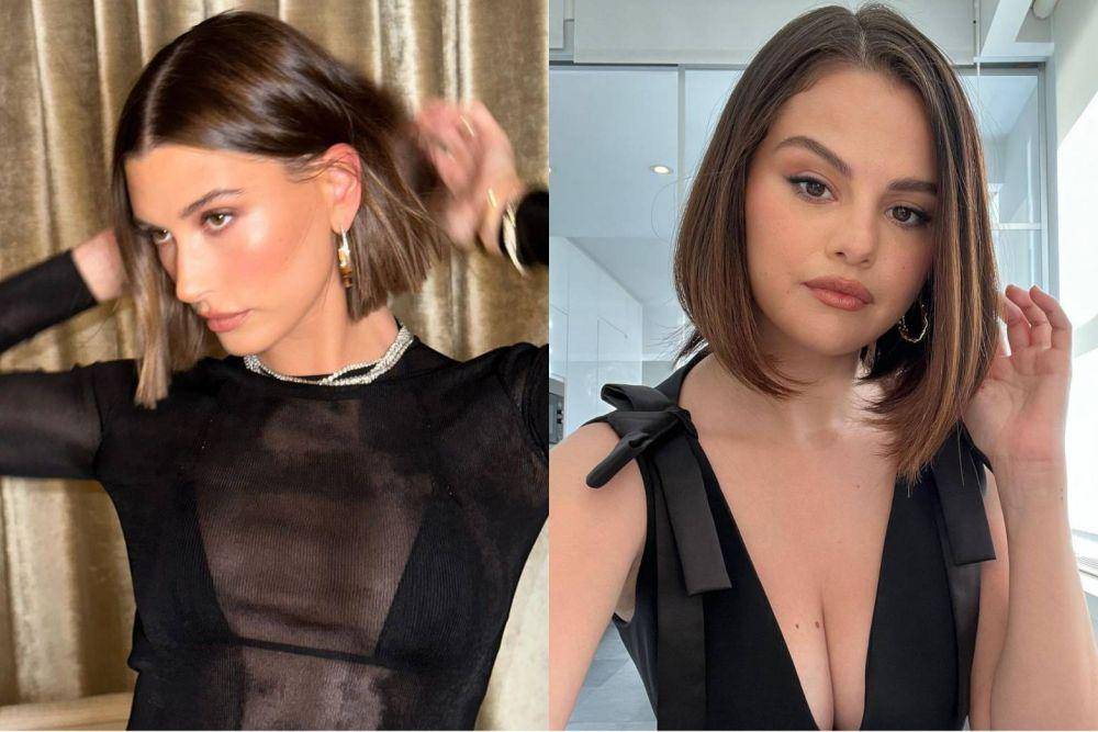 kolase potret Hailey Bieber dan Selena Gomez (instagram.com/haileybieber | instagram.com/selenagomez)