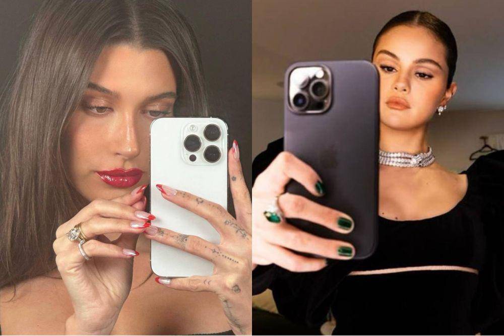 kolase potret Hailey Bieber dan Selena Gomez (instagram.com/haileybieber | instagram.com/selenagomez)