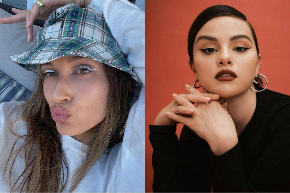 kolase potret Hailey Bieber dan Selena Gomez (instagram.com/haileybieber | instagram.com/selenagomez)