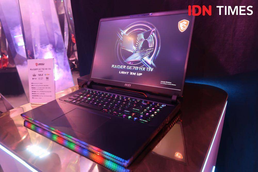 MSI Raider GE78HX (IDN Times/Alfonsus Adi Putra)