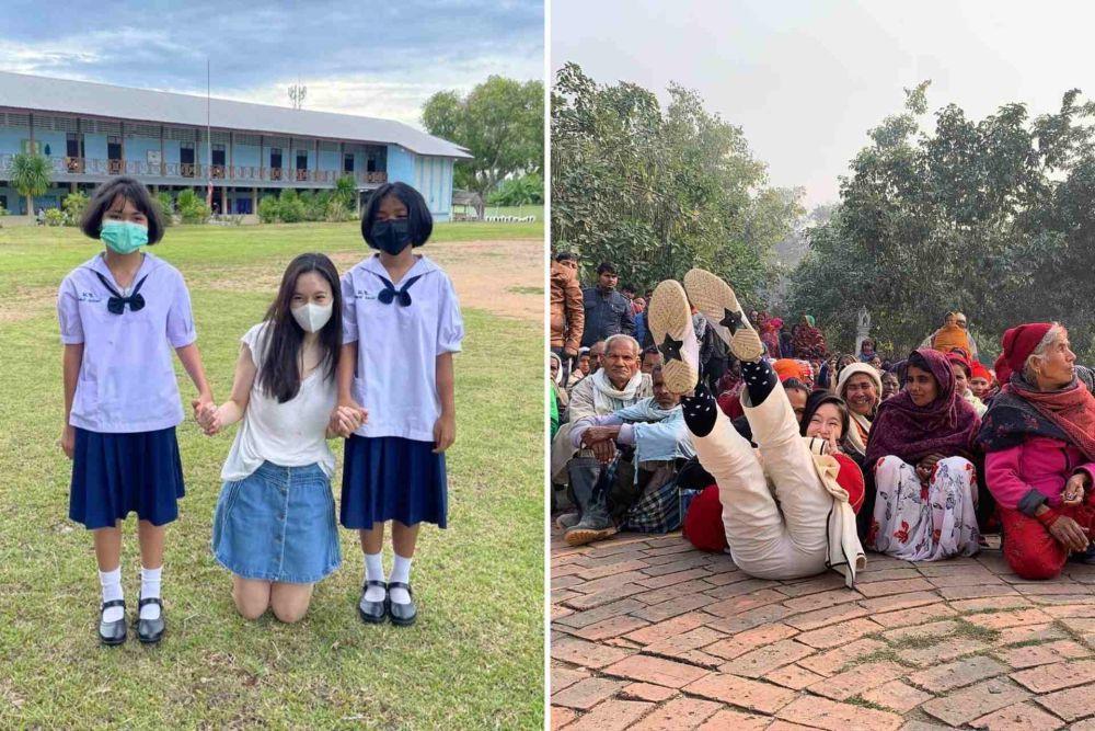 9 Potret Nong Poy saat Melakukan Kegiatan Sosial, Gak Cuma di Thailand