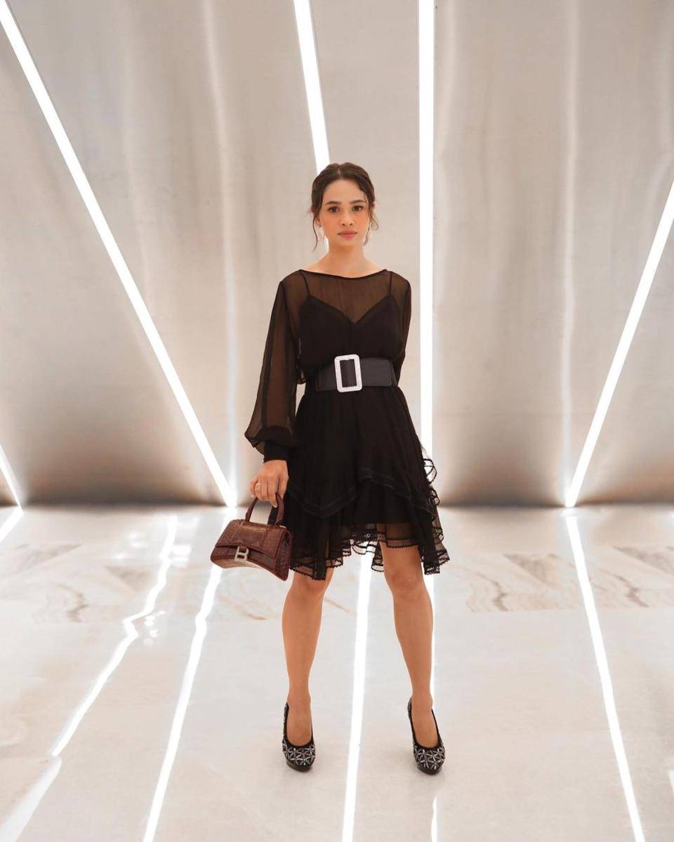 Gaya kondangan Andien Aisyah (instagram.com/andienaisyah)