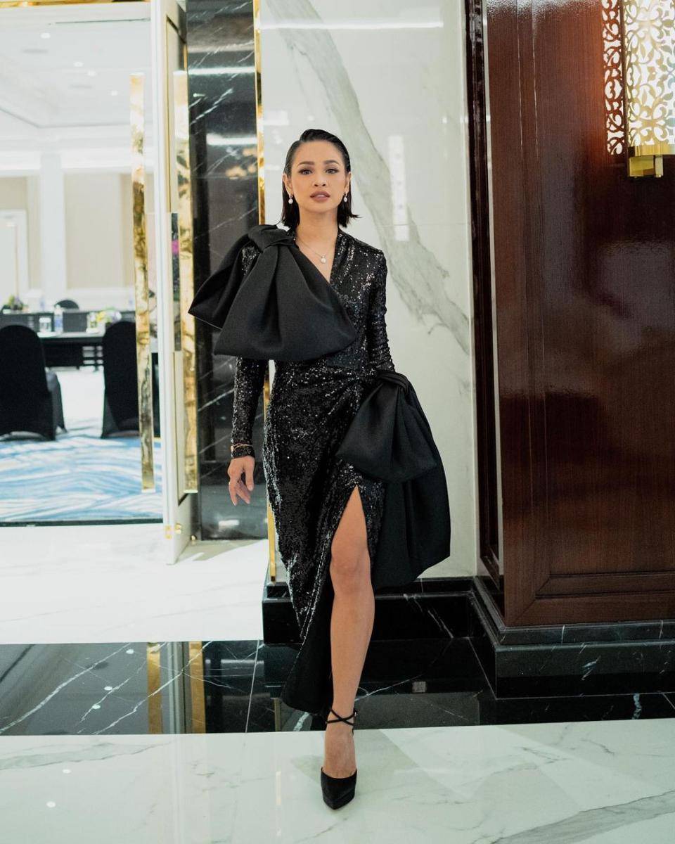 Gaya kondangan Andien Aisyah (instagram.com/andienaisyah)