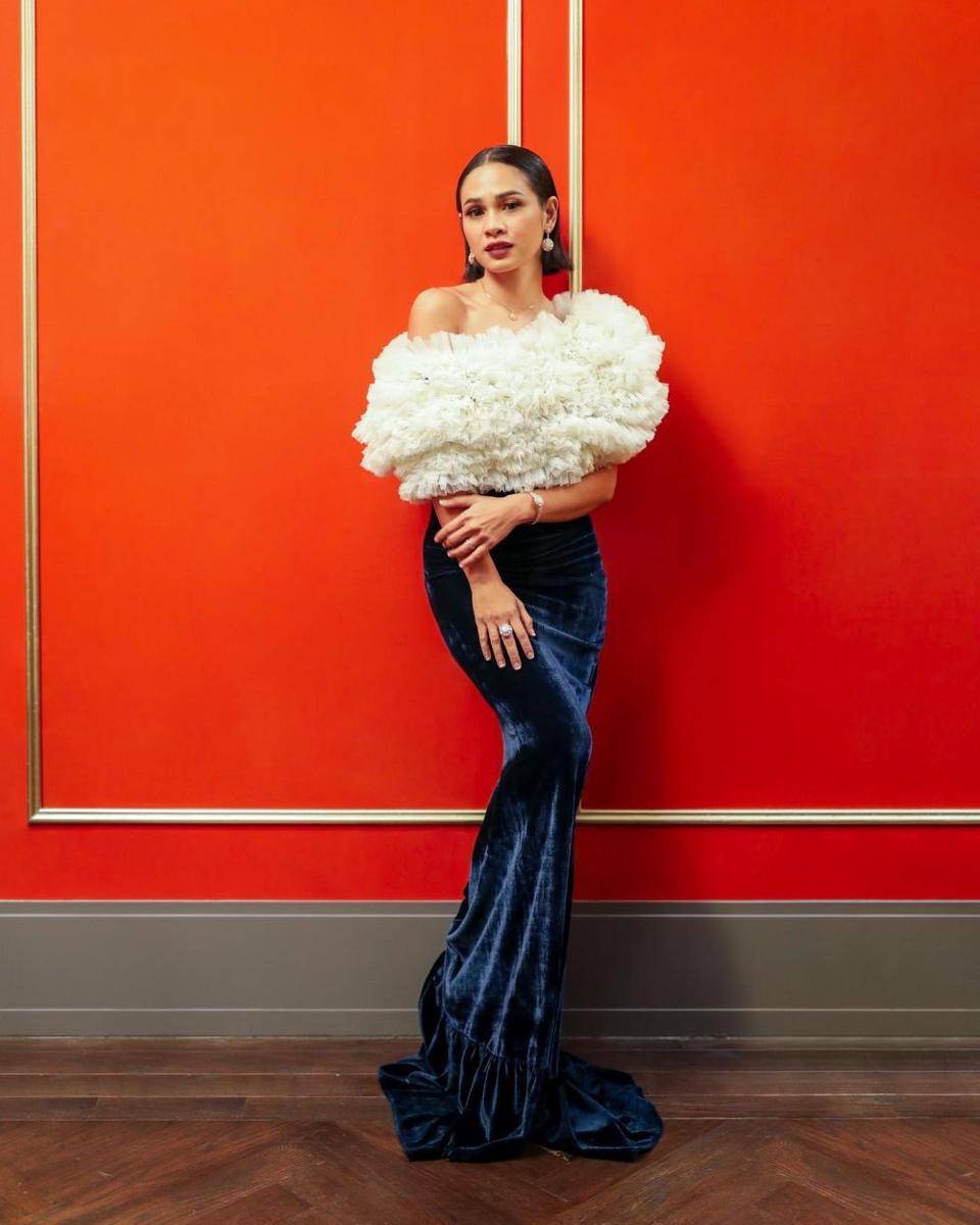 Gaya kondangan Andien Aisyah (instagram.com/andienaisyah)