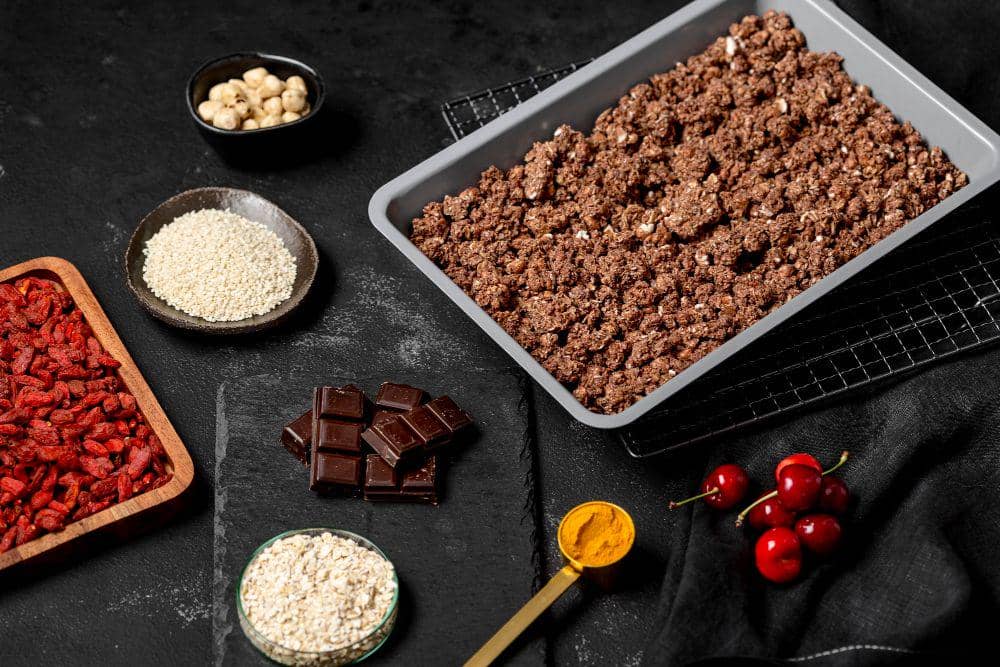 ilustrasi daging giling yang telah matang 