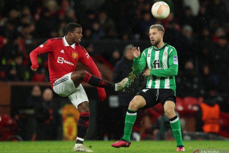 MU lawan Real Betis di Liga Europa. (ANTARA FOTO/Reuters-Phil Noble)
