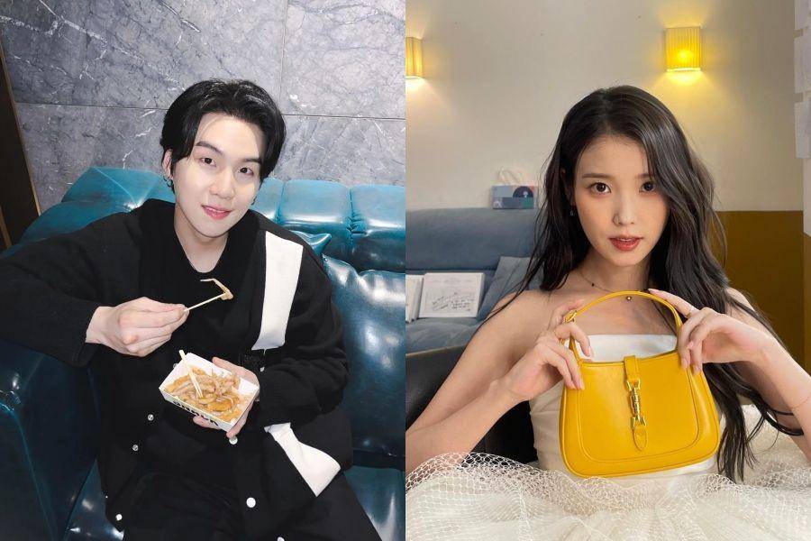SUGA BTS dan IU (instagram.com/agustd | instagram.com/dlwlrma)