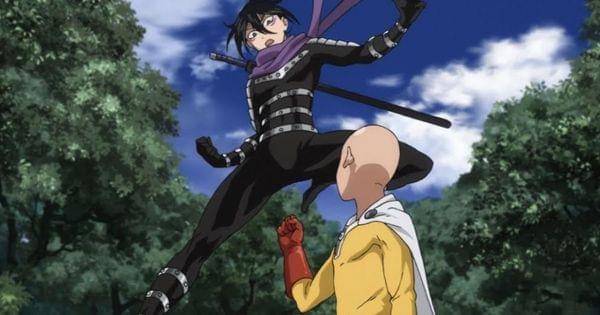 Saitama memukul Sonic di titik vital ( Dok. Madhouse / One Punch Man )