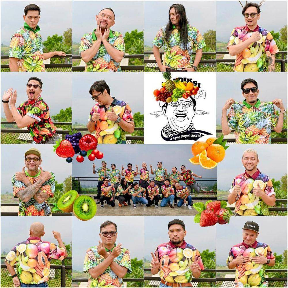 kolase potret anggota The Prediksi (instagram.com/stevi.item)