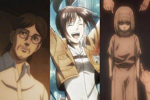Grisha, Sasha, Ymit (dok. Wit Studio/Attack on Titan)
