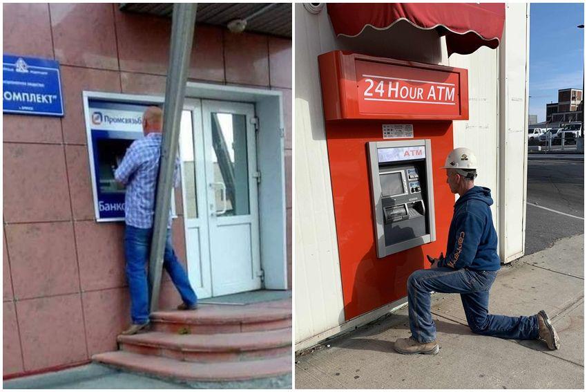 10 Potret Desain dan Penempatan ATM Paling Gak Masuk Akal!