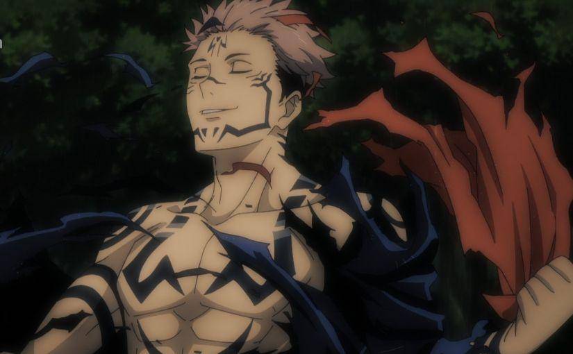 Yuji Itadori saat dirasuki Sukuna. (dok. MAPPA/Jujutsu Kaisen)