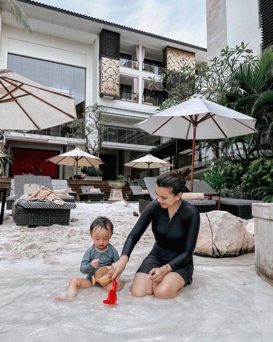 liburan keluarga Audi Marissa di Bali (instagram.com/audimarissa)