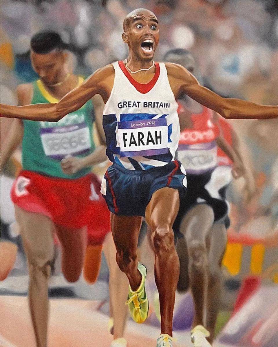 Mo Farah pada Olimpiade London 2012. (instagram.com/gomofarah)
