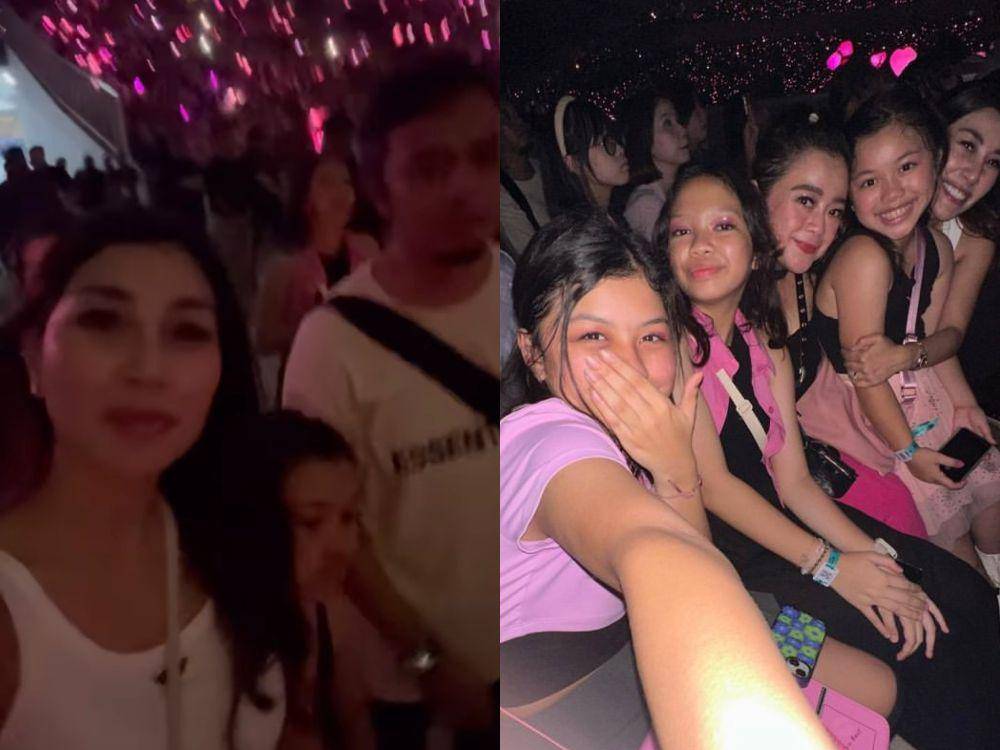 Nisya Ahmad, suami dan anak nonton konser BLACKPINK (instagram.com/nissyaa)