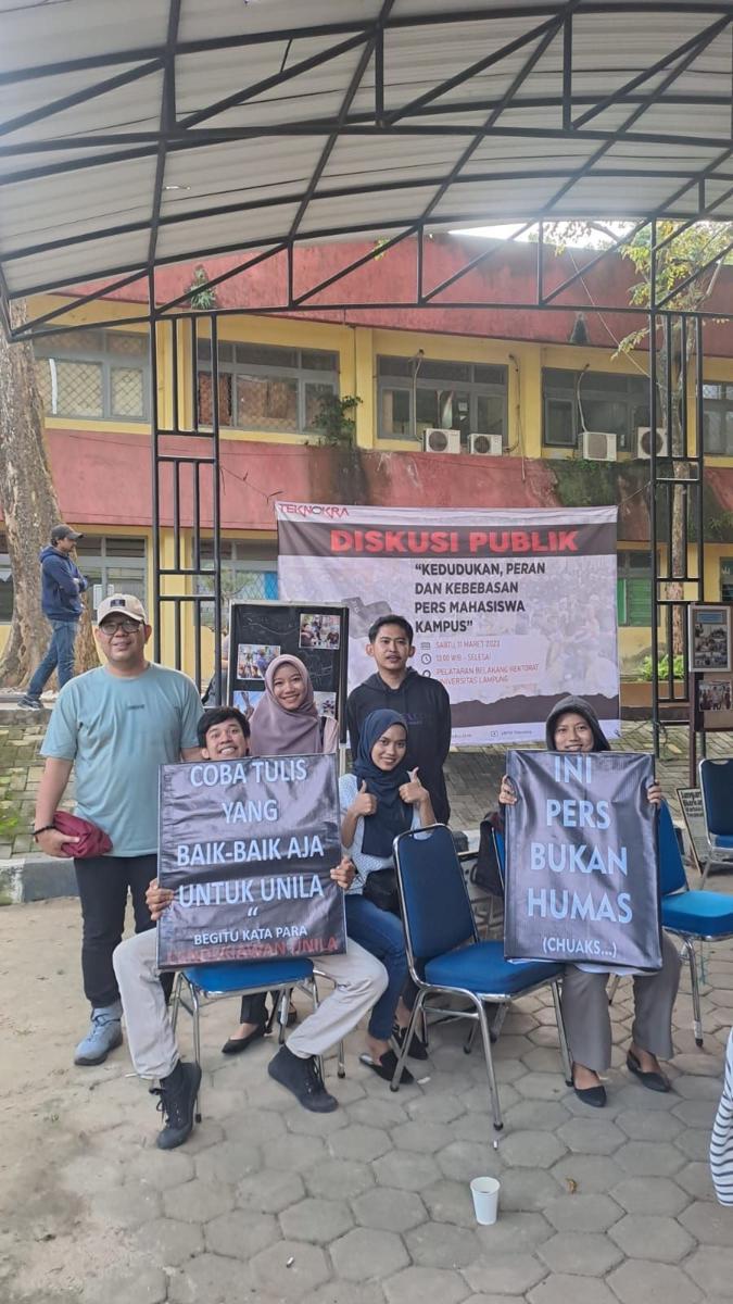 HUT Teknokra Unila ke-46 Sindir Pejabat Kampus Lewat Tulisan Sarkas