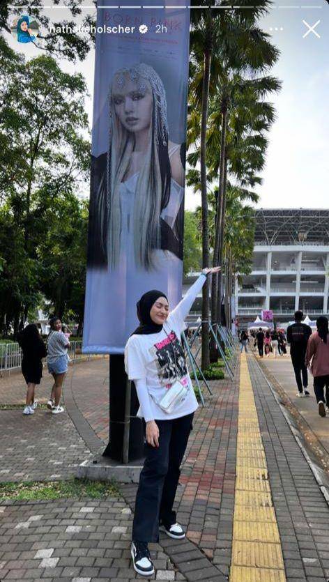 potret artis hingga selebgram yang hadir di konser BLACKPINK (instagram.com/nathalieholscher)