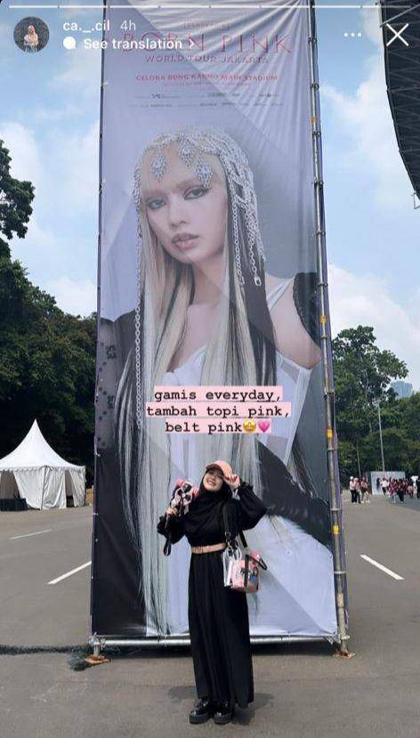 potret artis hingga selebgram yang hadir di konser BLACKPINK (instagram.com/ca._.cil)