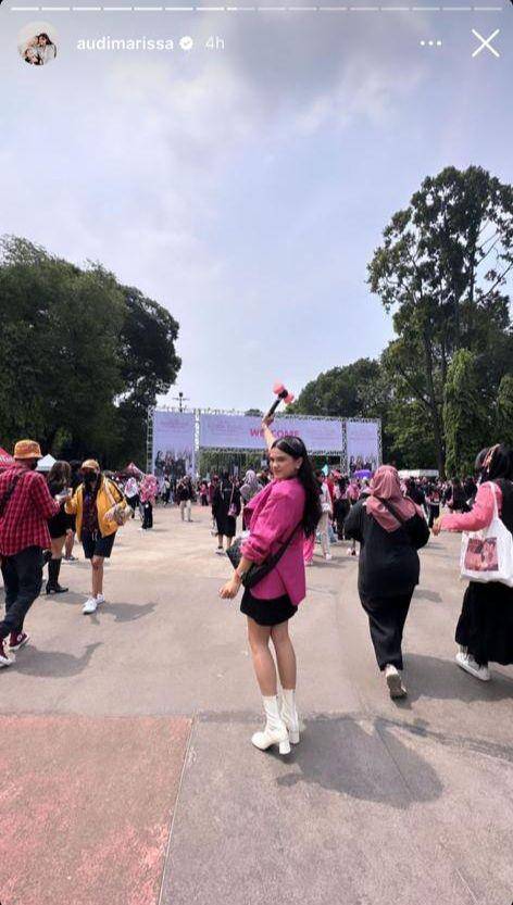 potret artis hingga selebgram yang hadir di konser BLACKPINK (instagram.com/audimarissa)