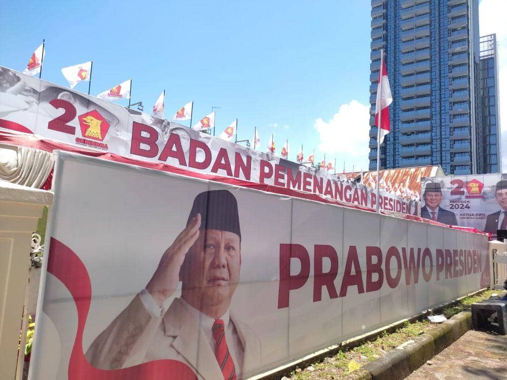Kantor Badan Pemenangan Prabowo Subianto di Makassar, Minggu (12/3/2023). IDN Times/Istimewa