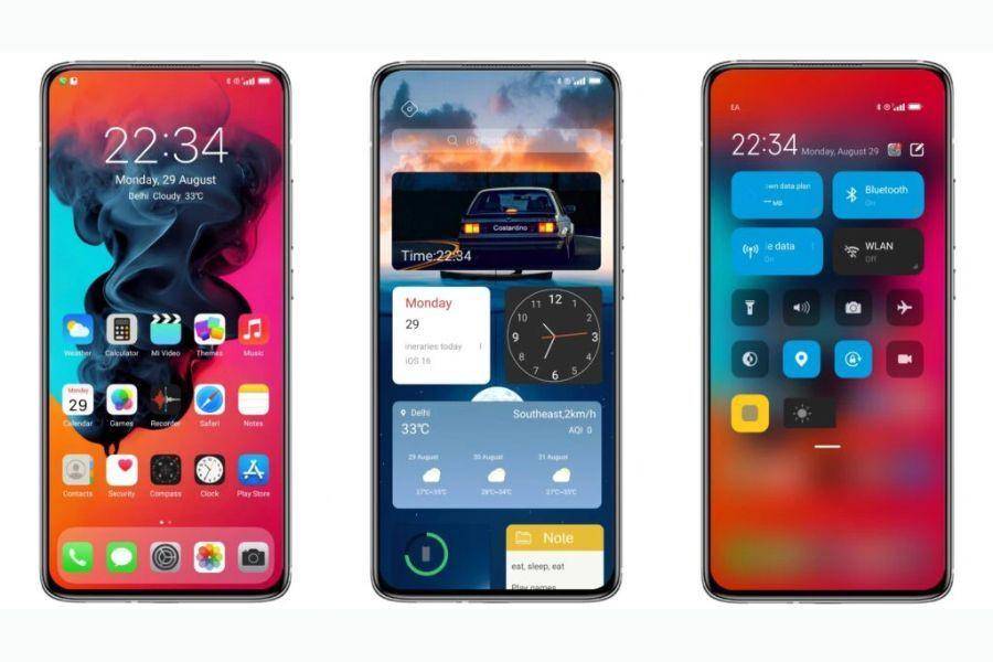 ilustrasi tema iOS 16 Pro (dok. Zhuti Xiaomi)
