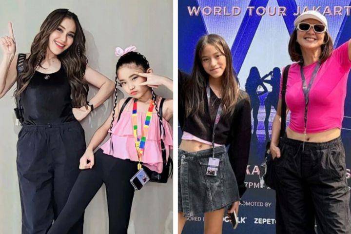 potret artis nonton konser BLACKPINK bareng anak (instagram.com/ayutingting92 | instagram.com/dagnesia)