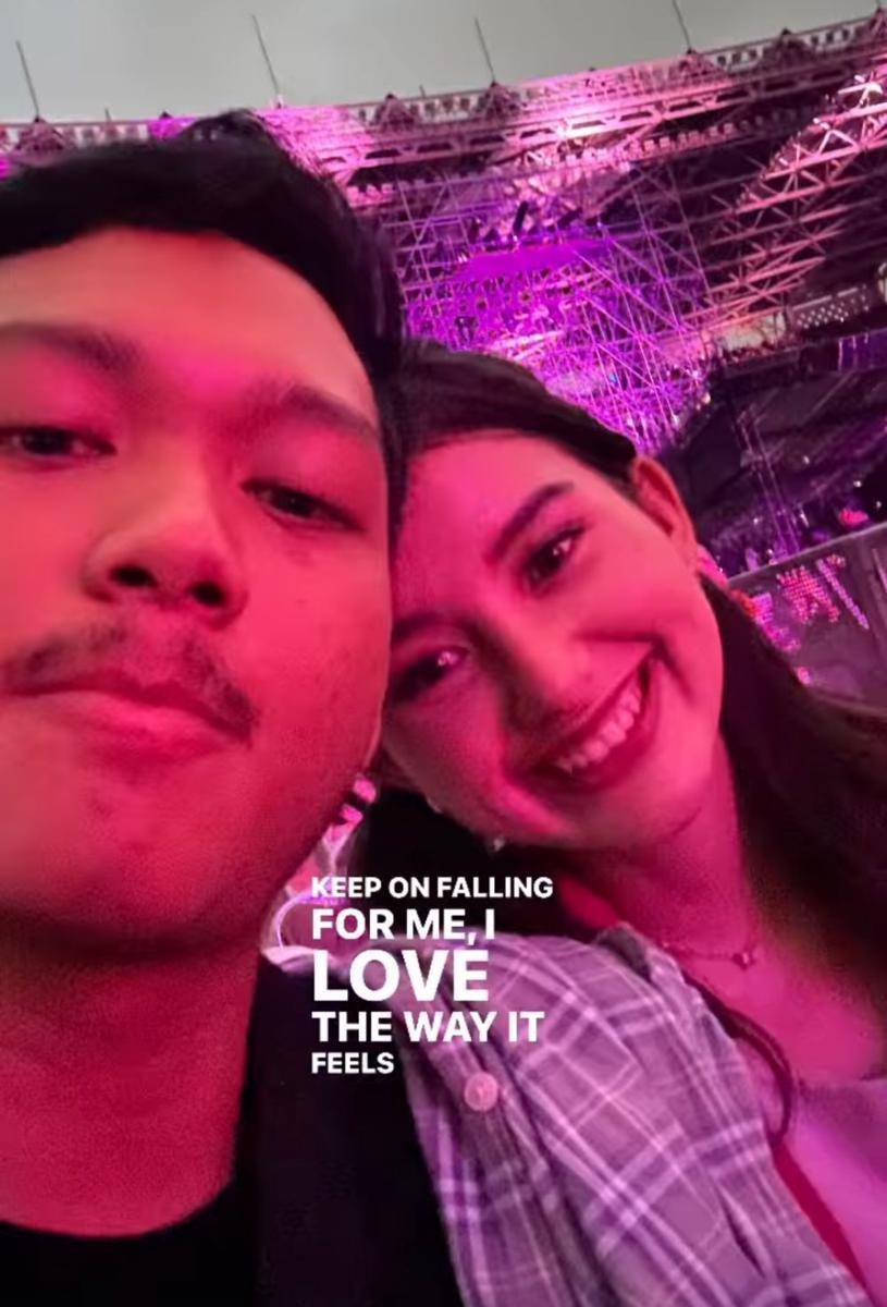 Azriel Hermansyah dan Sarah Menzel (instagram.com/azriel_hermansyah)
