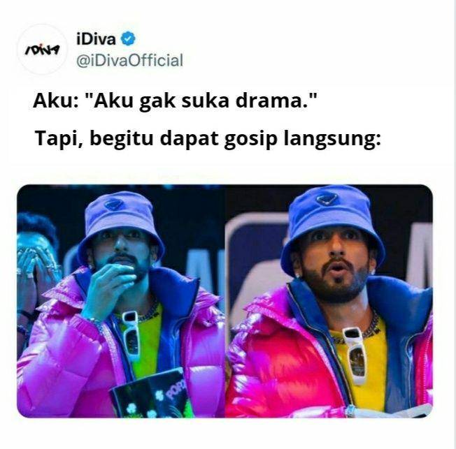 meme tentang ngegosip (instagram.com/idivaofficial)
