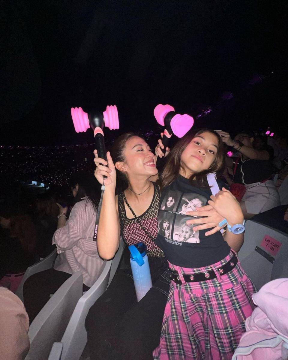 potret artis nonton konser BLACKPINK bareng anak (instagram.com/tynadwijayanti)