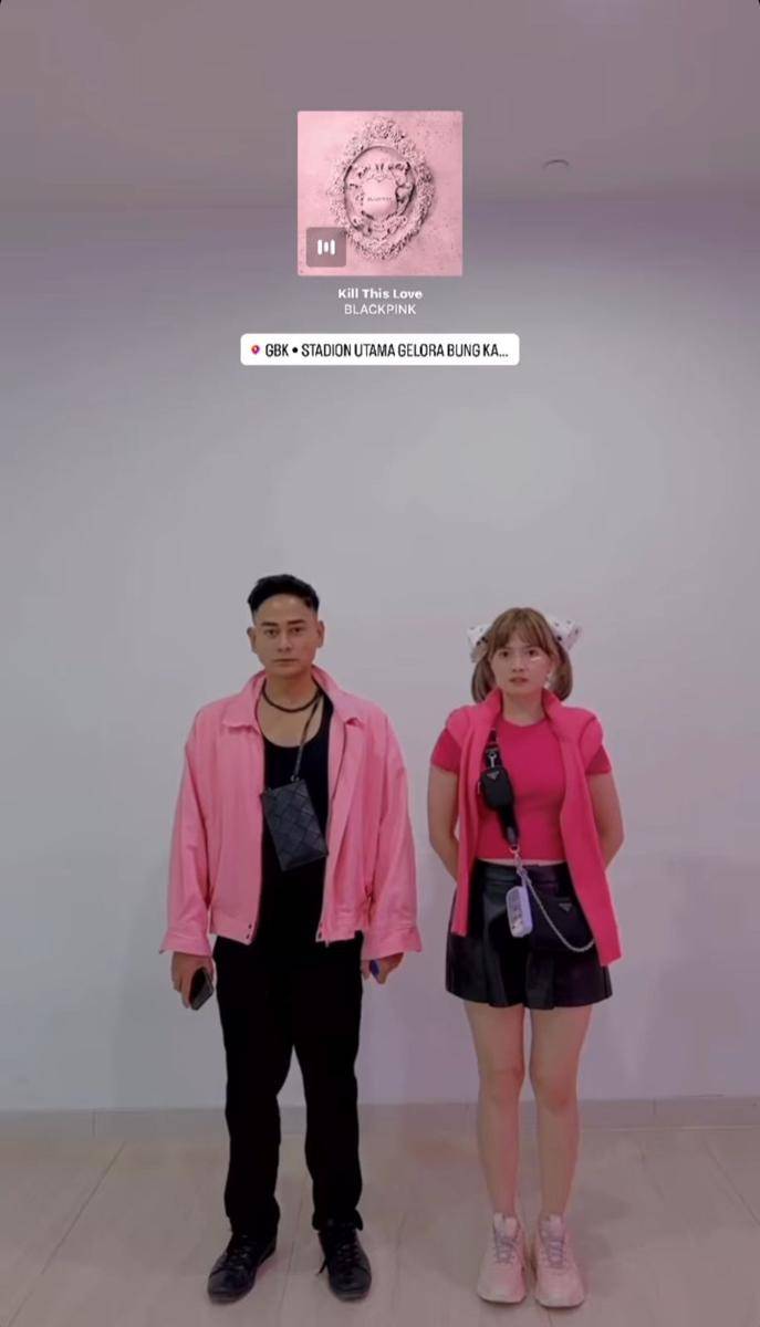 Gaya Chika Jessica di konser Blackpink day 2 (instagram.com/chikajessica88)