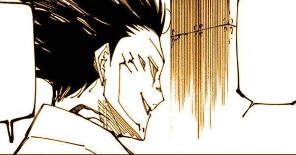 Sukuna berkata ia akan menghabisi wadah Yorozu demi membuat Megumi semakin terpuruk (Dok. Mangaplus / Jujutsu Kaisen )