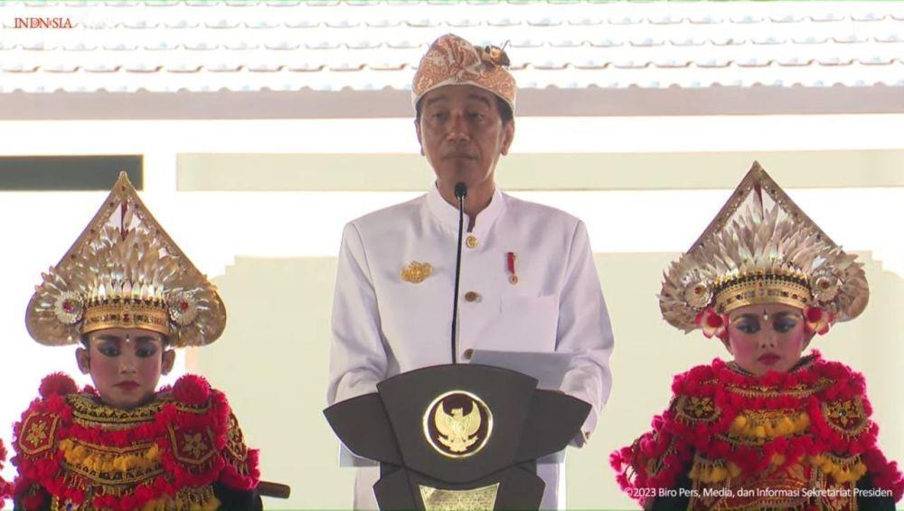 Jokowi Resmikan Fasilitas Kawasan Suci Pura Agung Besakih Bali