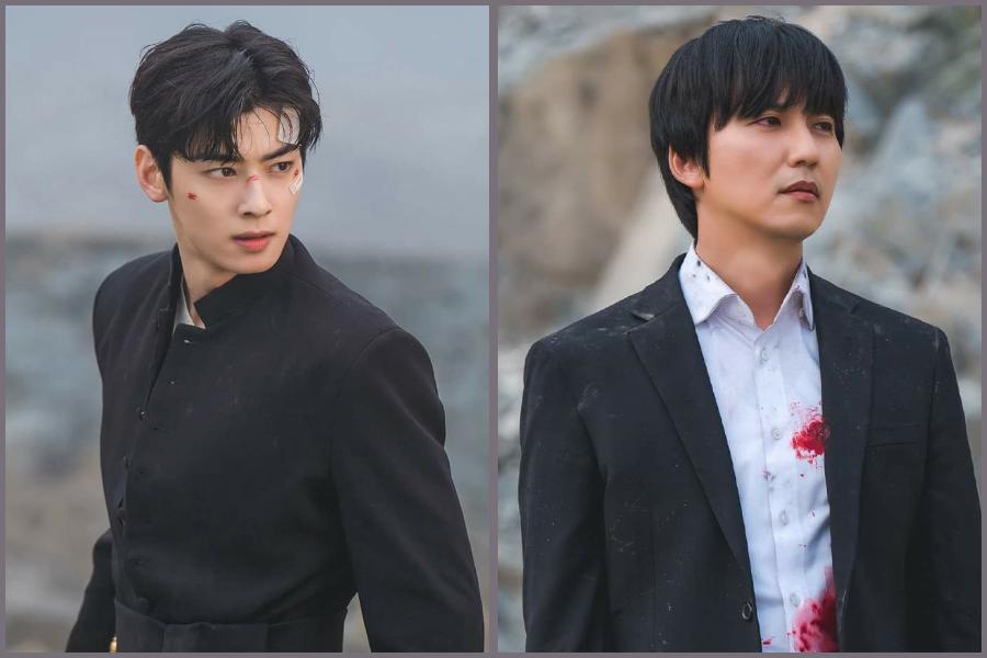 Cha Eun Woo dan Kim Nam Gil di Island Part 2 (instagram.com/tving.official)