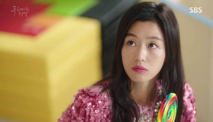 Jun Ji Hyun di The Legend of the Blue Sea (dok. SBS/The Legend of the Blue Sea)