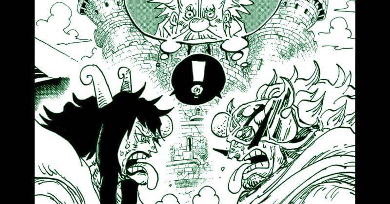 Caesar Clown dan Vinsmoke Judge. (mangaplus.shueisha.co.jp/One Piece)