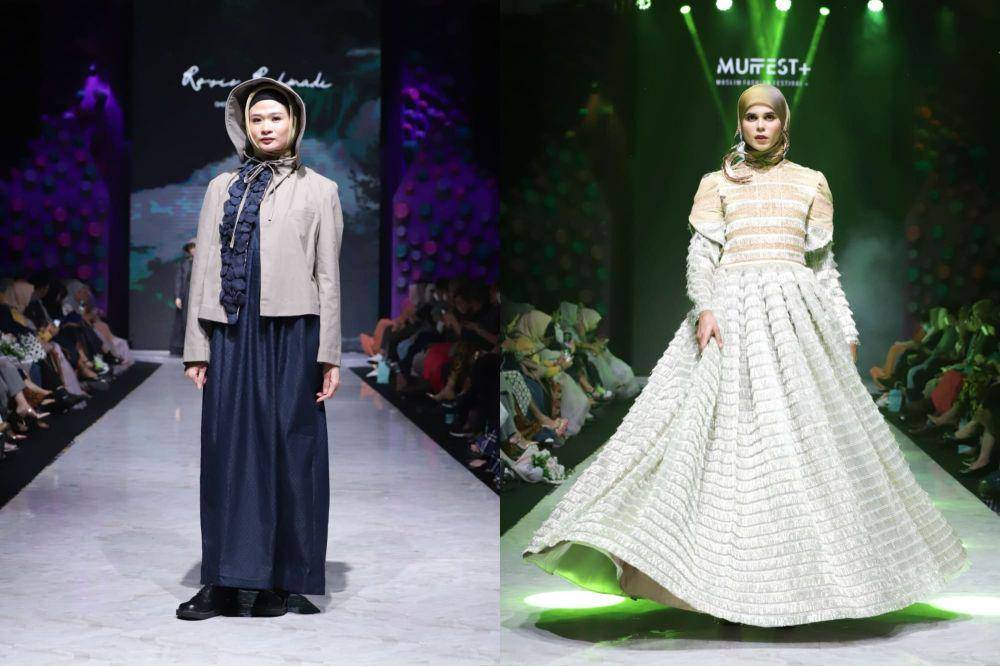 kolase baju muslim perempuan di Muffest 2023 (dok. Muffest)