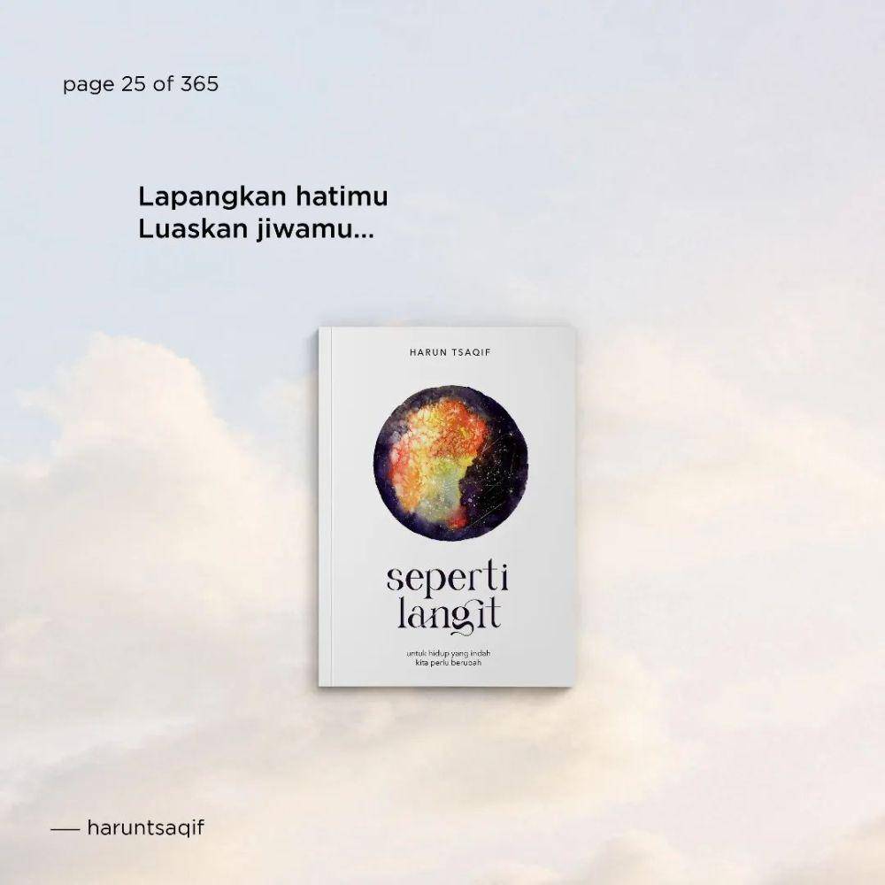 Buku Seperti Langit (instagram.com/haruntsaqif)