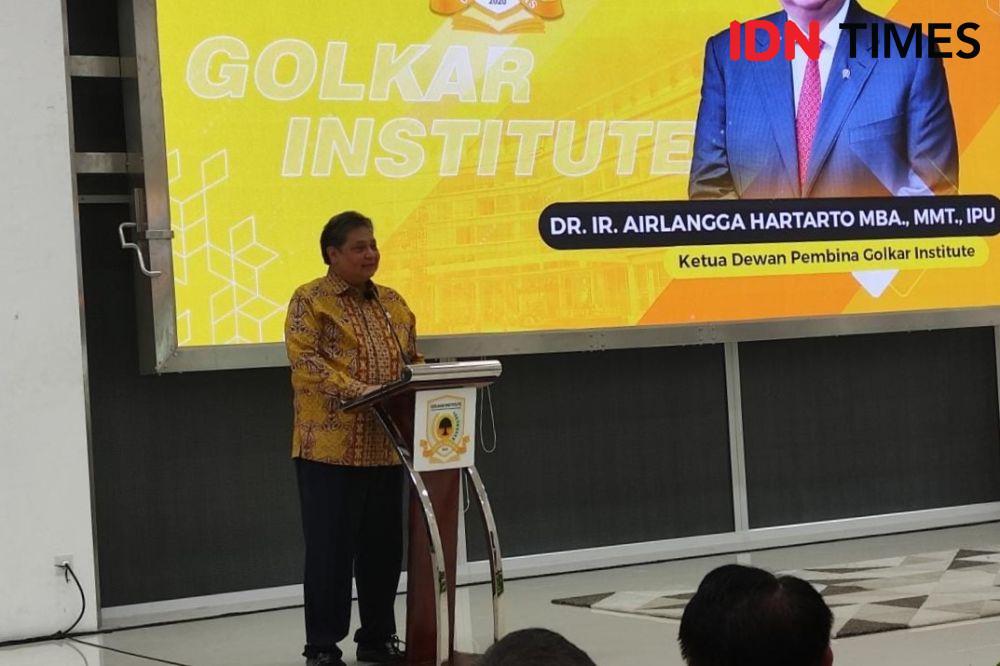 Airlangga: Wayahna Kang Emil Bergabung, Wayahna Golkar Menang
