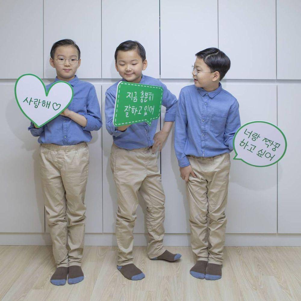Potret Daehan, Minguk dan Manse (instagram.com/songilkook)