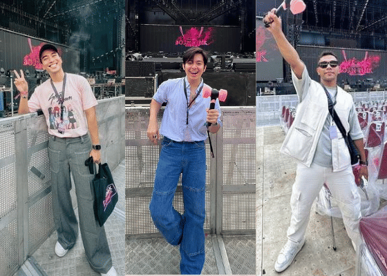 9 OOTD Artis dan Selebgram Pria saat Nonton Konser BLACKPINK di GBK