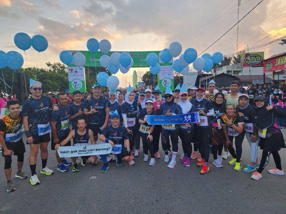 PT Berau Coal menggelar Siaga Run 5K dalam puncak Bulan Keselamatan dan Kesehatan Kerja (K3) BK3N Tahun 2023, Sabtu (11/3/2023). Foto Berau Coal