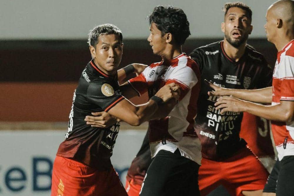 Bali United saat menghadapi Madura United di putaran pertama Liga 1 2022/2023. (instagram.com/baliunitedfc)
