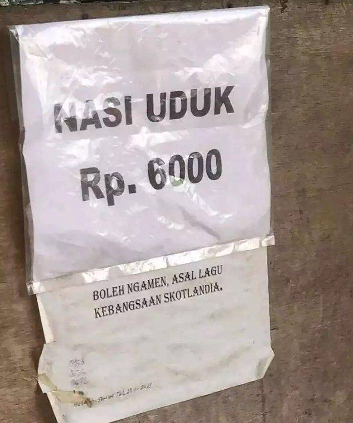 pengumuman dilarang ngamen (facebook.com/ilham.rediansyah)