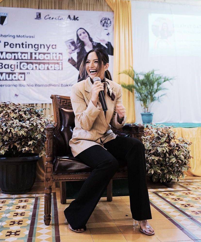 momen Nia Ramadhani jadi motivator (instagram.com/ramadhaniabakrie)